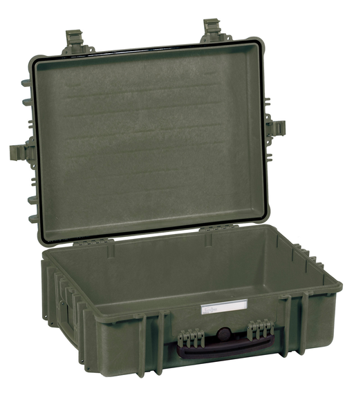 PLASTIC CASES WATERPROOF CASE 58x44x22+6 cm (56.1lt) - Green