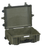 PLASTIC CASES WATERPROOF CASE 58x44x22+6 cm (56.1lt) w/ wheels - Green