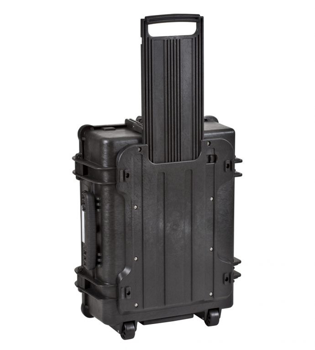 PLASTIC CASES WATERPROOF CASE 58x44x22+6 cm (56.1lt) w/ wheels - Orange