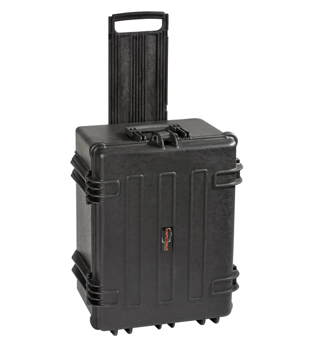 PLASTIC CASES WATERPROOF CASE Plastic case 58x44x33cm (84lt) foam, dividers, wheels