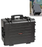 PLASTIC CASES WATERPROOF CASE Plastic case 58x44x33cm (84lt) foam, dividers, wheels