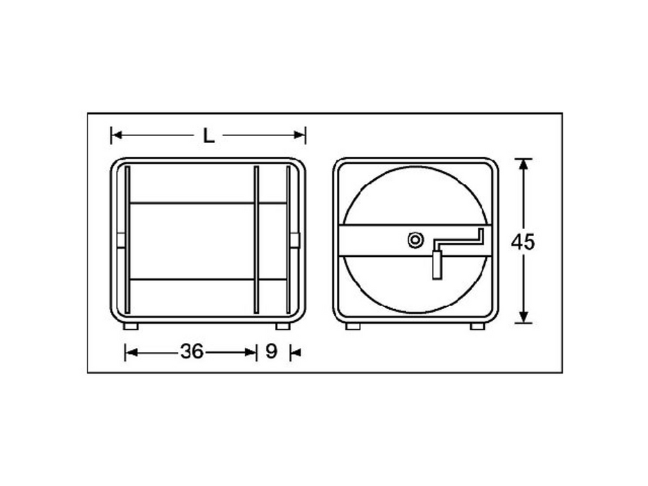 Adam Hall Cable Drum Black Ø390x460