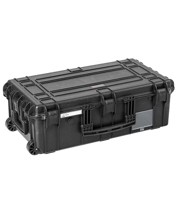 PLASTIC CASES WATERPROOF CASE 76,3x39,9x26 cm (79,2lt) w/ wheels