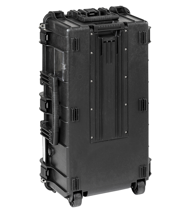 PLASTIC CASES WATERPROOF CASE 76,3x39,9x26 cm (79,2lt) w/ wheels