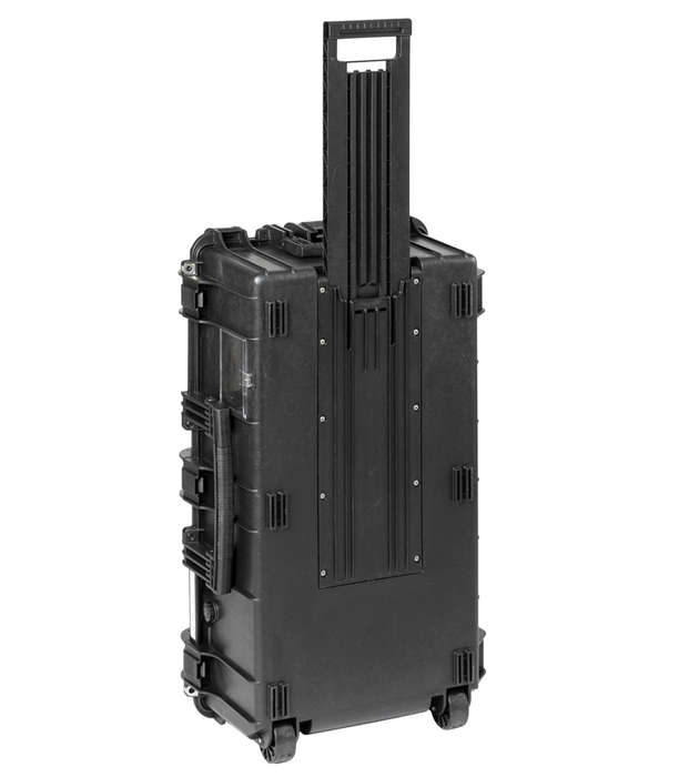 PLASTIC CASES WATERPROOF CASE 76,3x39,9x26 cm (79,2lt) w/ wheels