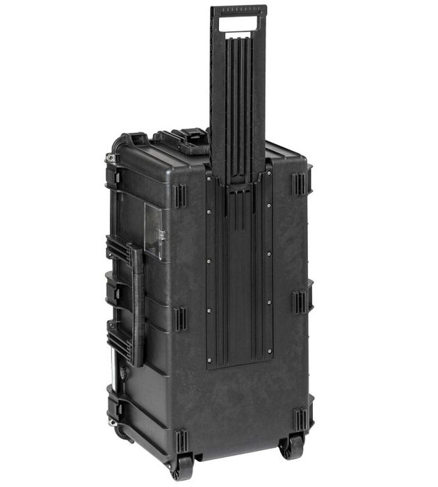 PLASTIC CASES WATERPROOF CASE 76.3x39.9x35 cm (106.6lt) w/ wheels