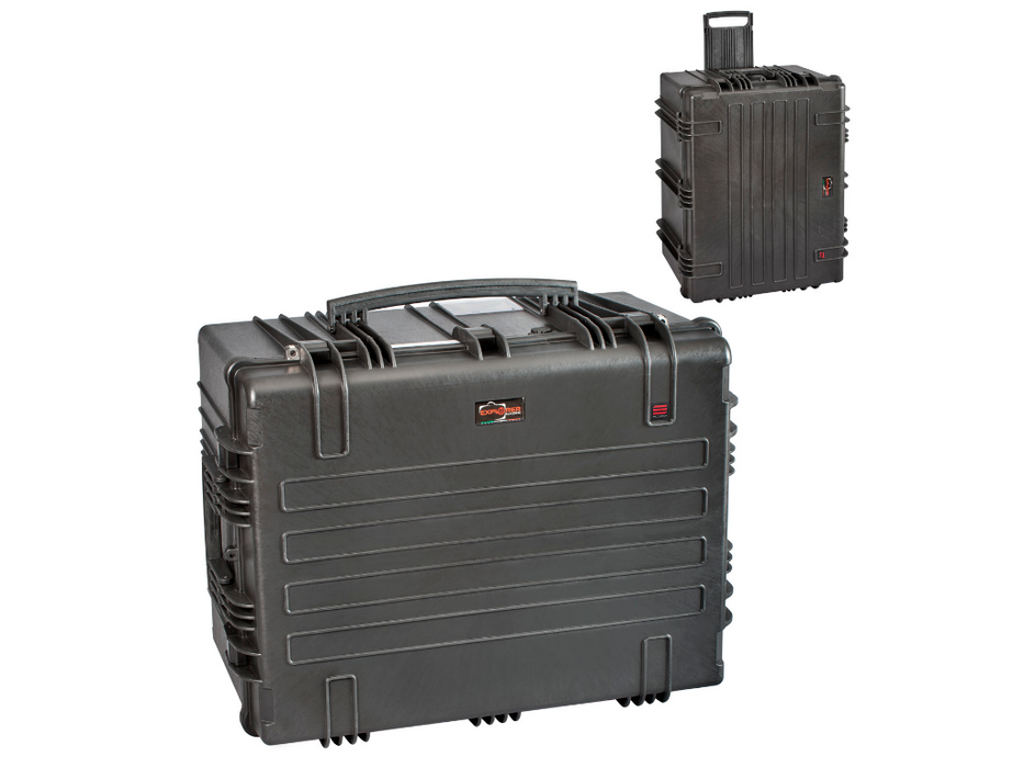 PLASTIC CASES WATERPROOF CASE 77x58x45+9 cm (200lt) w/ wheels