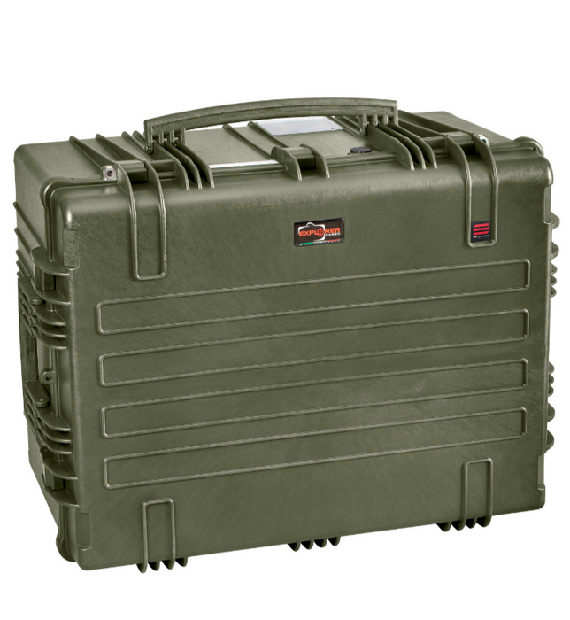 PLASTIC CASES WATERPROOF CASE 77x58x45+9 cm (200lt) w/ wheels, foam