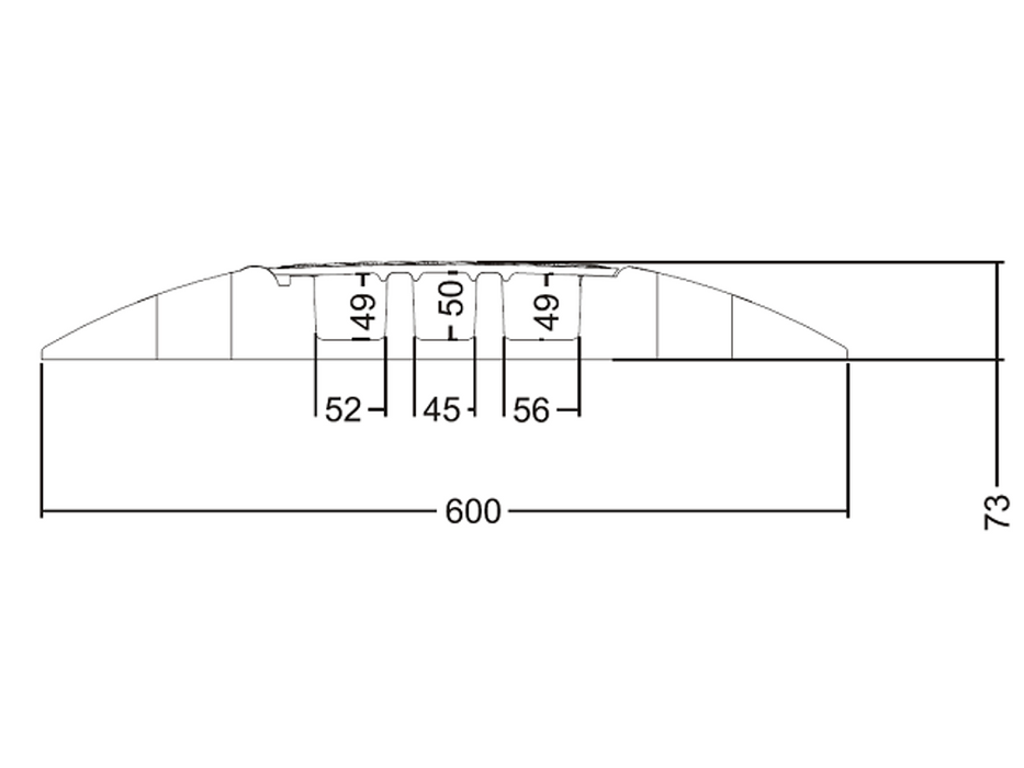 Adam Hall Defender 3 - Cable Protector 3-Channels (Max: Ø52)