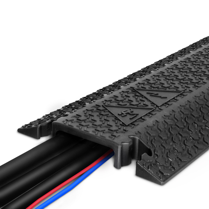 Adam Hall Defender XPRESS 100 - cable protector, 100mm channel, black