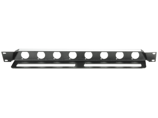 Santosom HARDWARE 19" angled Rack Panel 1U, 8 D-Size