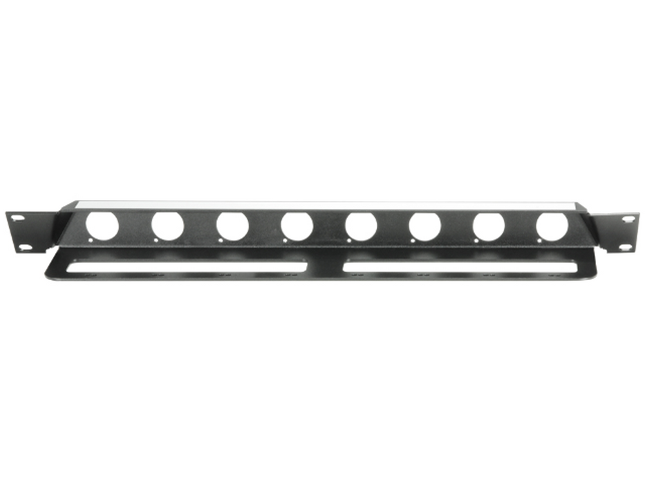 Santosom HARDWARE 19" angled Rack Panel 1U, 8 D-Size