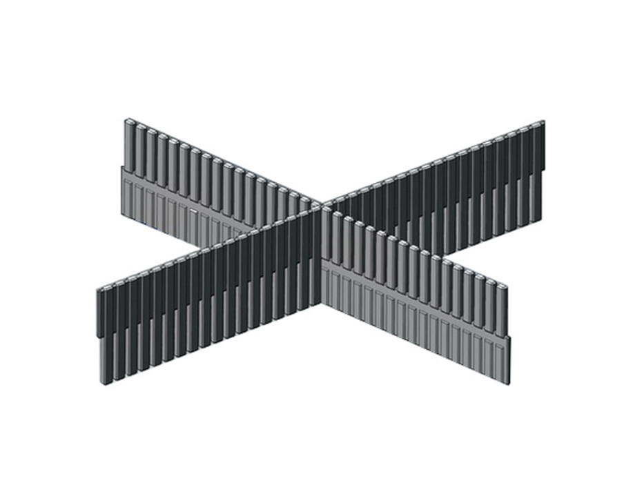 Adam Hall Hardware SeParating Web Deep For 19" Drawers 2U