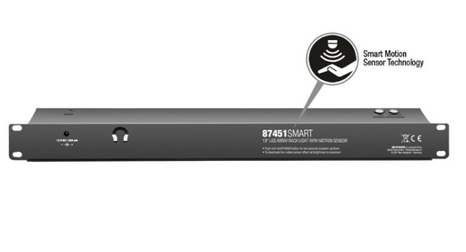 Adam Hall 19" Led Sensor Rack Light 1 U White