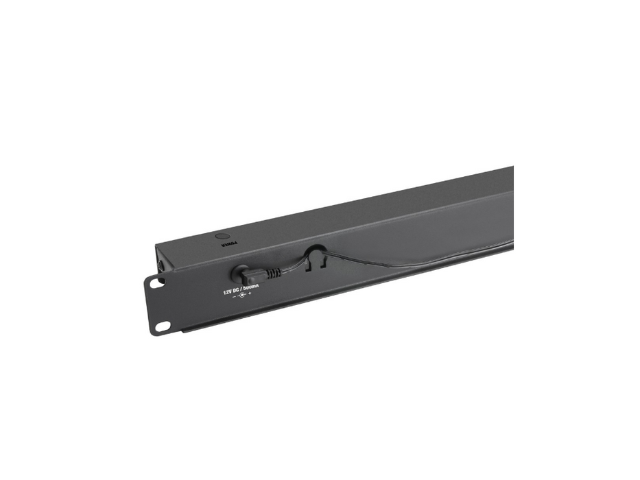 Adam Hall 19" Led Sensor Rack Light 1 U White