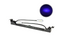 Adam Hall RackLight 1U Dual Gooseneck Cold White COB Led