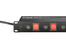 Adam Hall 19" Mains Power Strip 8 Sockets french, 1U