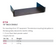 Adam Hall Hardware Rack cradle - 1U 250mm D