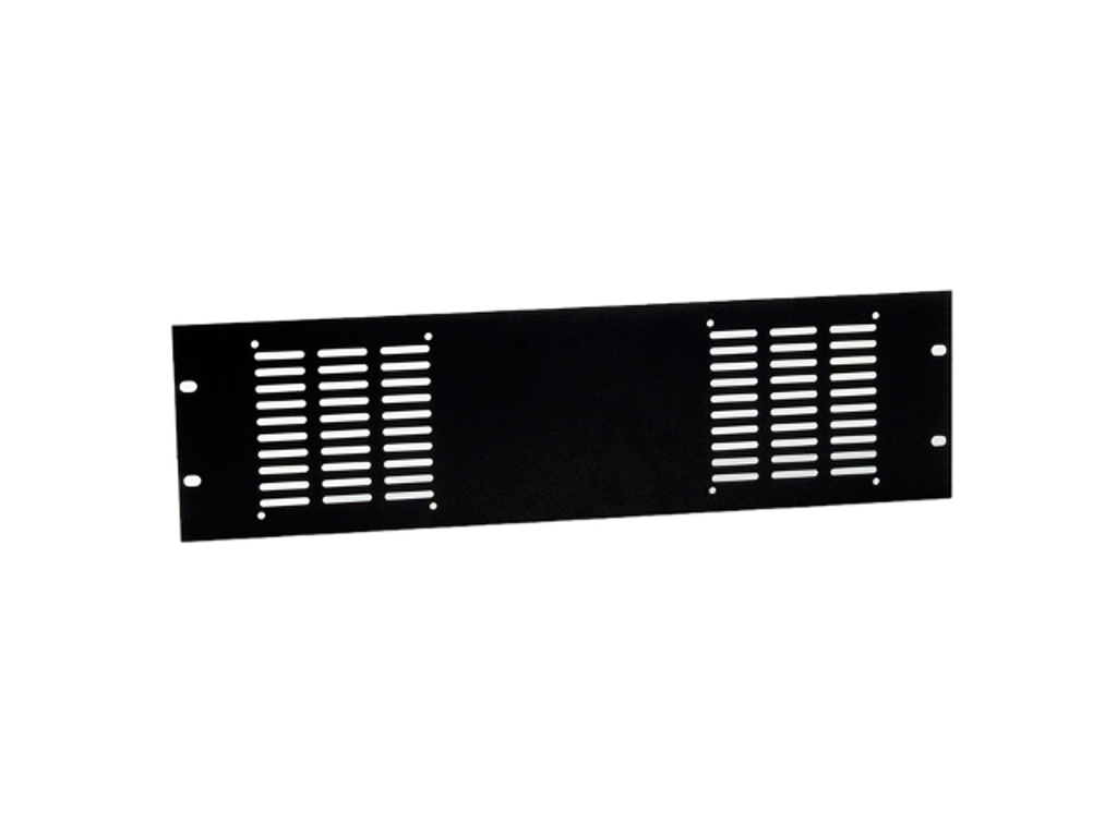 Adam Hall Hardware Rack Panel punched For 2 fans