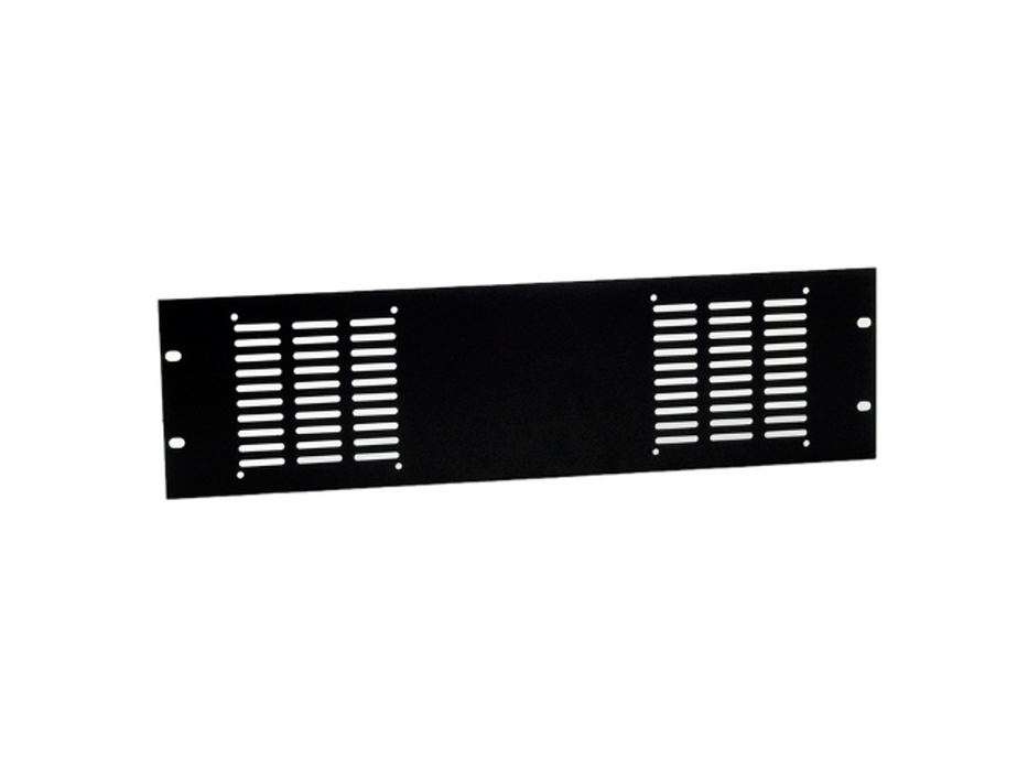 Adam Hall Hardware Rack Panel punched For 2 fans