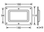 Adam Hall Hardware Bar Code Scan Window Panel