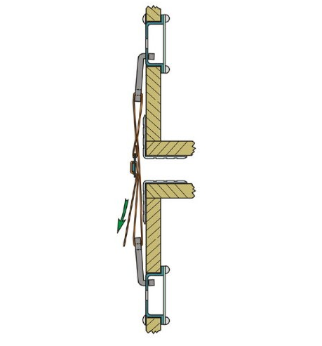 Adam Hall Hardware Case coupling System recessed cups