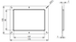 Adam Hall Hardware DishFor Tour Label 130x85mm