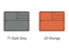 ADAM HALL HARDWARE Tour Label plastic magnetic colour series 177x127mm
