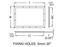 Adam Hall Hardware DishFor Tour Label 210x150mm