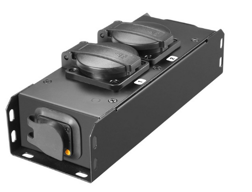 Power Box Powercon, IN TRUE1 + 2x Schuko