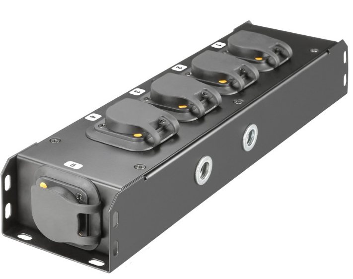 Power Box PowerCON, IN TRUE1 + 5x TRUE1