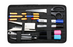 Adam Hall Accessory Elastic Strap Organizer 315x215mm