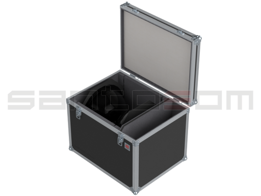 Santosom Hand case, 2x Sennheiser A5000-CP