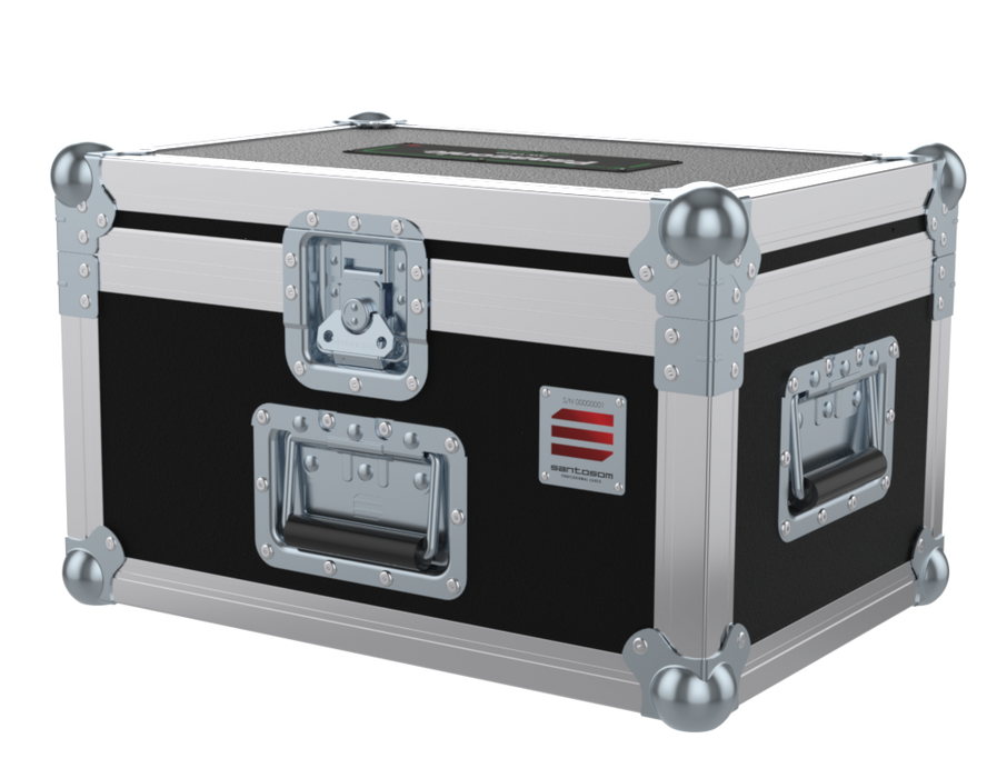 SANTOSOM Broadcast Flight case, 2x Panasonic AW UE50