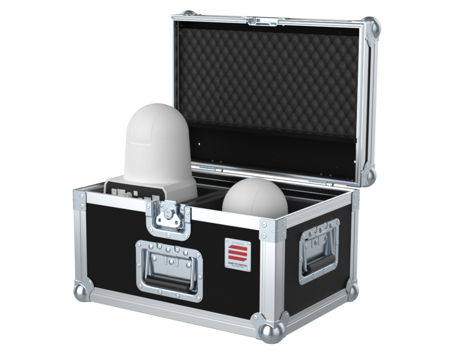 SANTOSOM Broadcast Flight case, 2x Panasonic AW UE50