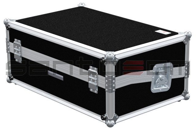 Santosom Video Controller Flight case, Roland V 800 HD + LG 24EA53
