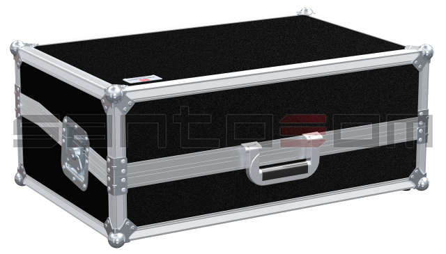 Santosom Video Controller Flight case, Roland V 800 HD + LG 24EA53