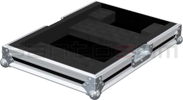 Santosom Video Controller Flight case, AV Mixer Roland V-4EX