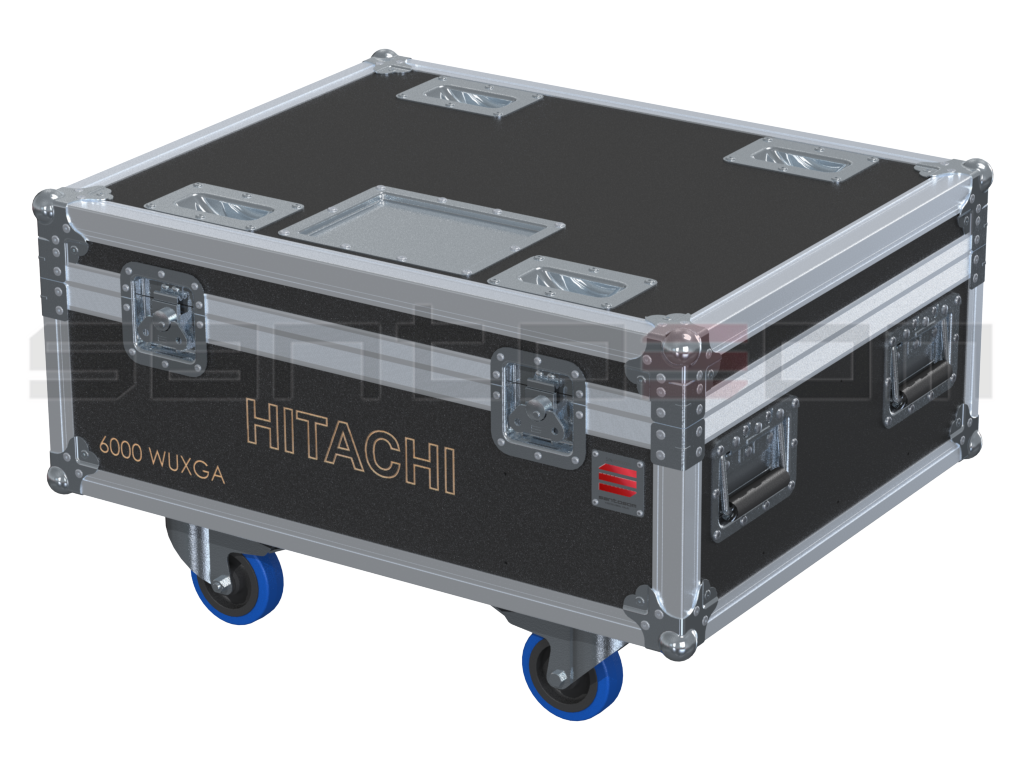 Santosom Video Projector Flight Case Pro, Hitachi CP- WU8461 + 4 Lens