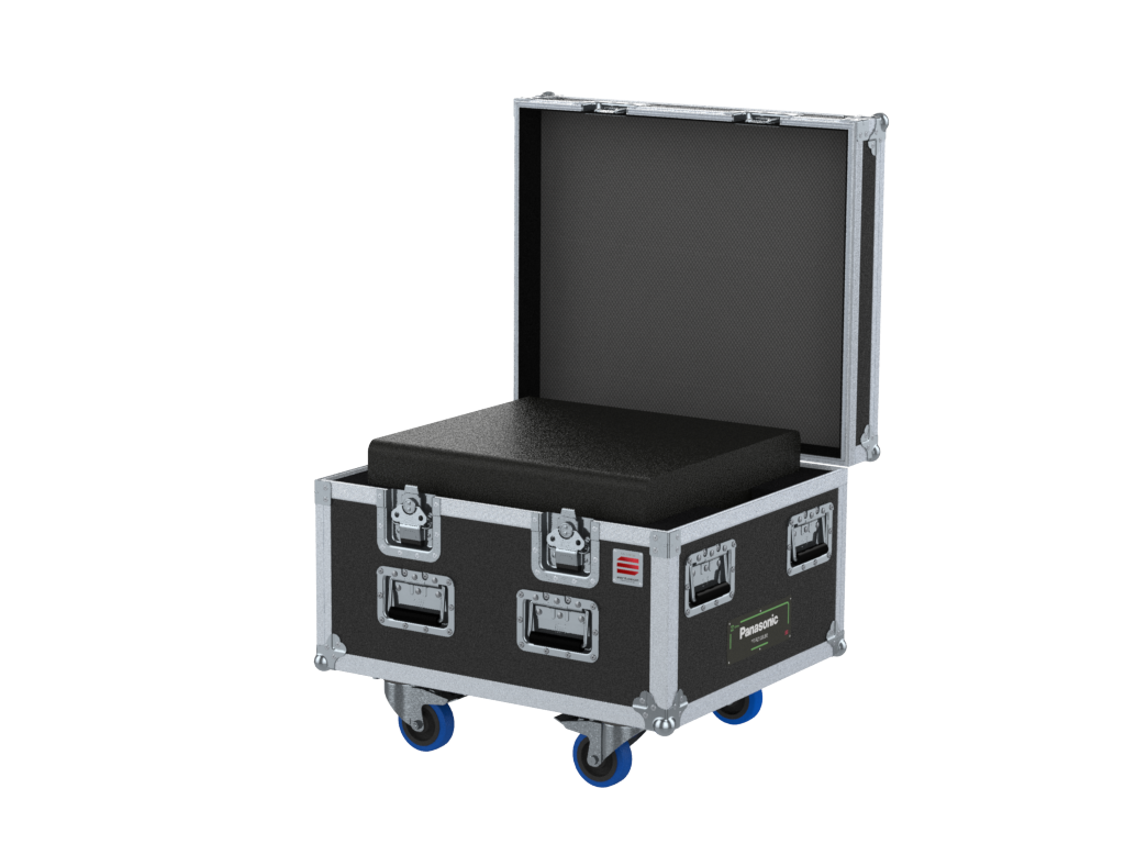Santosom Video Projector Flight case, Panasonic PT-RZ120LBE + space lens