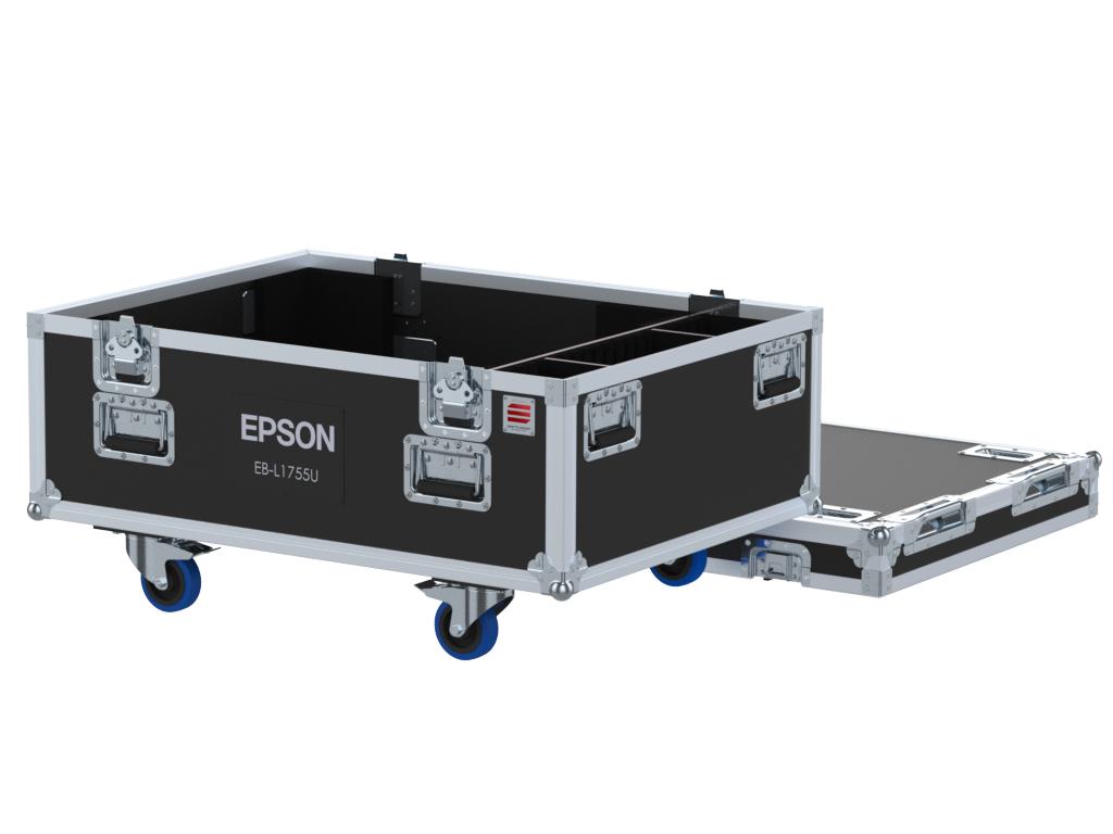 Santosom Video Projector Flight case PRO, EPSON EB 1755 with Frame + accessories
