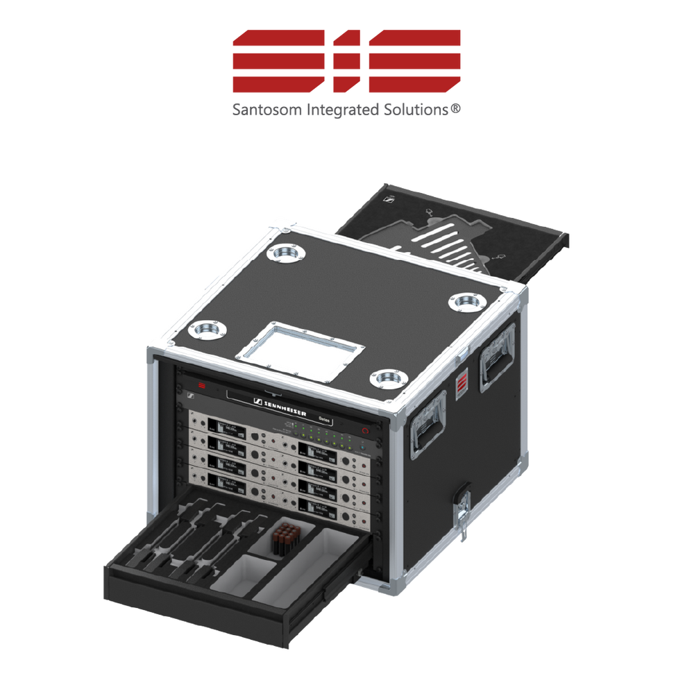 Santosom Integrated Solutions® (SIS) for Wireless IEM, 8 CH, SENNHEISER (US)