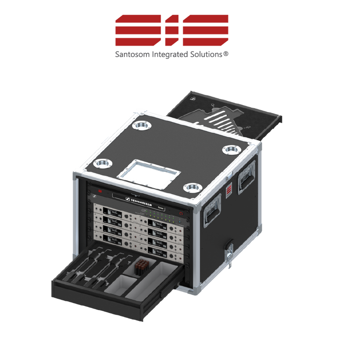 Santosom Integrated Solutions® (SIS) for Wireless IEM, 8 CH, SENNHEISER (US)