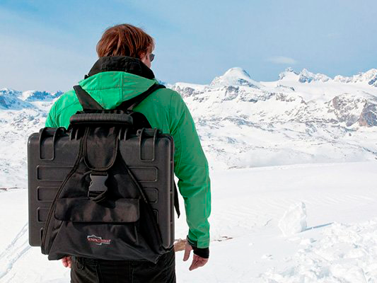 PLASTIC CASES ACCESSORY Handles and strap to convert an L suitcase into backpack