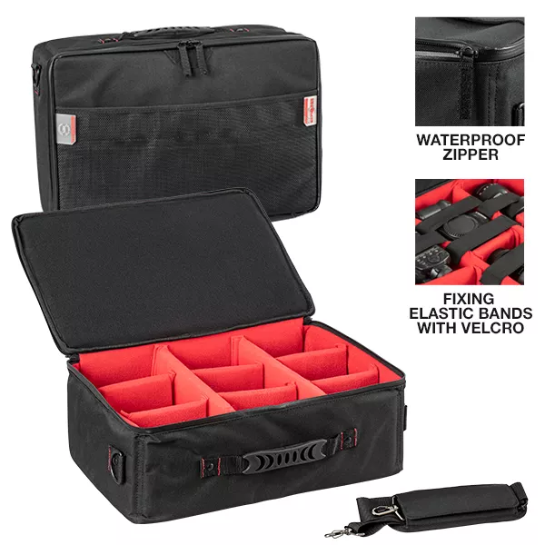PLASTIC CASES ACCESSORY PRO BAG WITH ADJUSTABLE DIVIDERS CASE 5822, 5823 e 5833