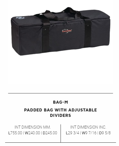 PLASTIC CASES ACCESSORY Padded Bag With Adjustable Dividers For Case 7630