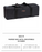 PLASTIC CASES ACCESSORY Padded Bag With Adjustable Dividers For Case 7630