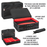 SANTOSOM PADDED BAGS Splittable Padded Laptop & Divider Bag for Plastic Case 4820