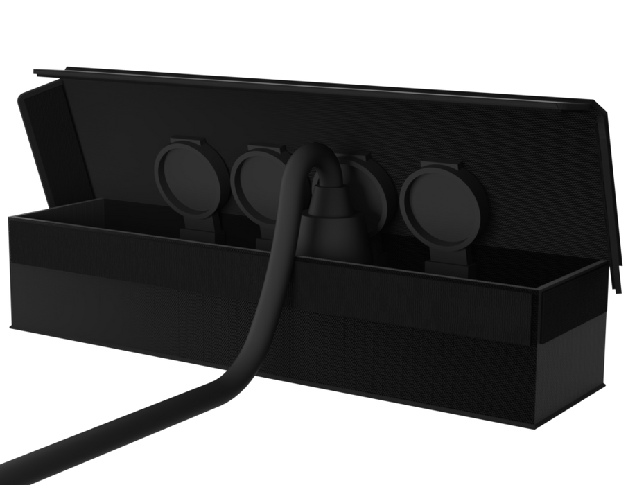 SANTOSOM Bag with Top and Side Openings, 350x100x80