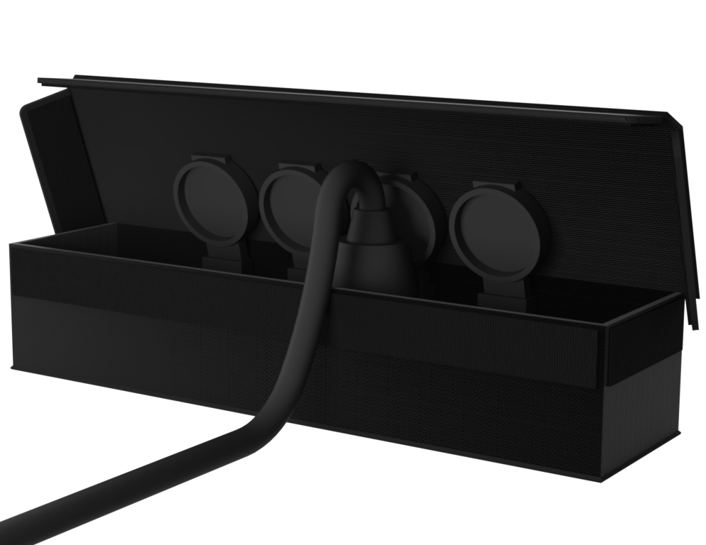 SANTOSOM Bag with Top and Side Openings, 350x100x80